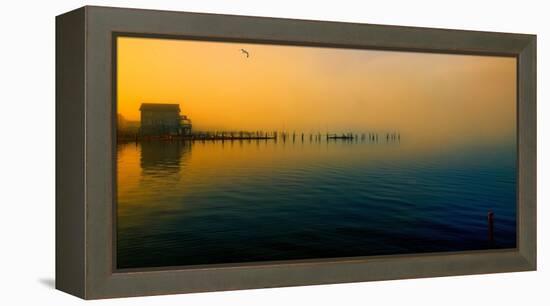 Morning Comes on the Bay-John Rivera-Framed Stretched Canvas