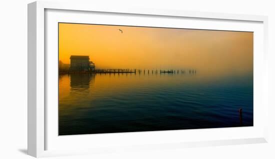 Morning Comes on the Bay-John Rivera-Framed Photographic Print