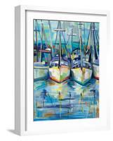 Morning Dock-Jeanette Vertentes-Framed Art Print