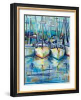 Morning Dock-Jeanette Vertentes-Framed Art Print