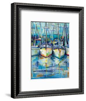 Morning Dock-Jeanette Vertentes-Framed Art Print