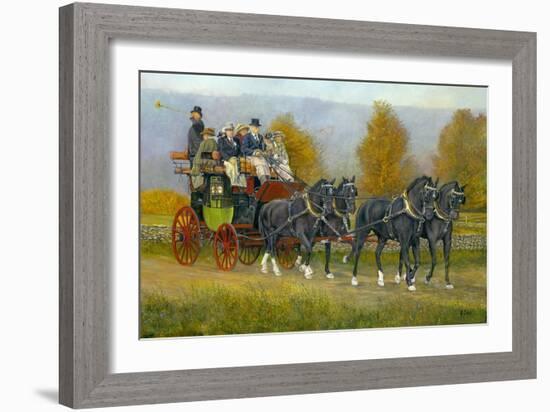 Morning Drive-Jerry Cable-Framed Giclee Print