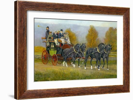 Morning Drive-Jerry Cable-Framed Giclee Print