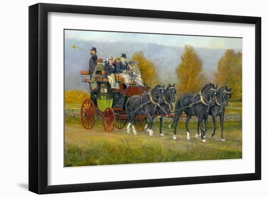 Morning Drive-Jerry Cable-Framed Giclee Print