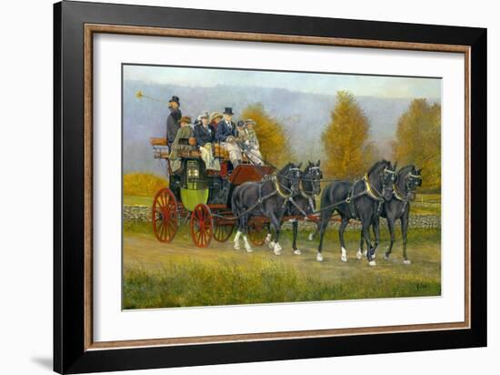 Morning Drive-Jerry Cable-Framed Giclee Print