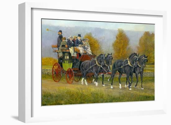 Morning Drive-Jerry Cable-Framed Giclee Print