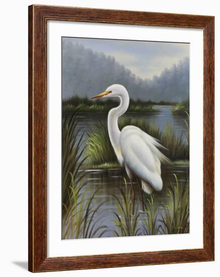 Morning Egret-Kilian-Framed Art Print