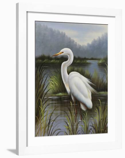 Morning Egret-Kilian-Framed Art Print