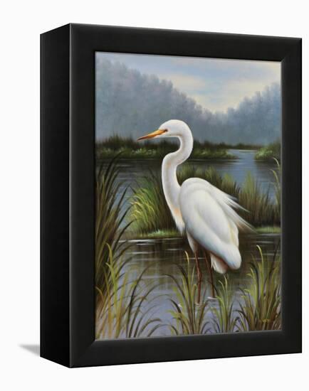 Morning Egret-Kilian-Framed Stretched Canvas