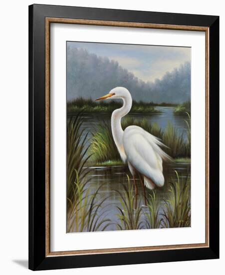 Morning Egret-Kilian-Framed Art Print