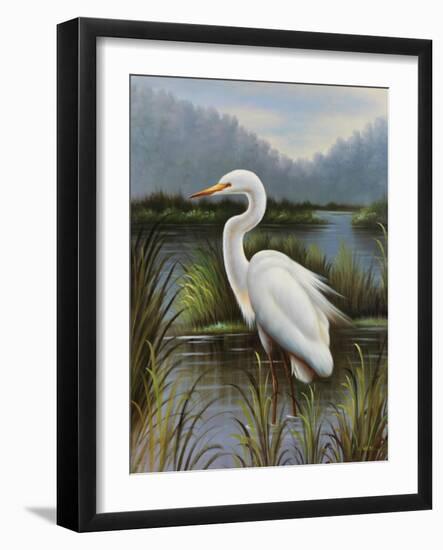 Morning Egret-Kilian-Framed Art Print