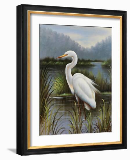 Morning Egret-Kilian-Framed Art Print