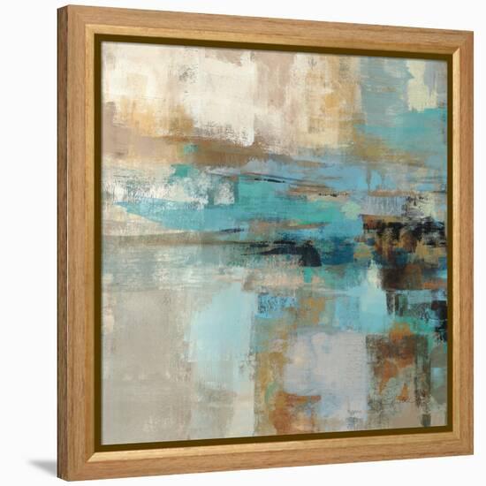 Morning Fjord Square I-Silvia Vassileva-Framed Stretched Canvas