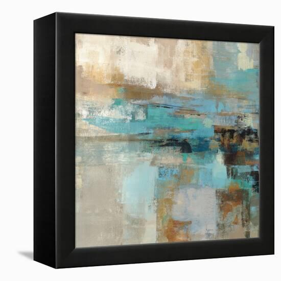 Morning Fjord Square I-Silvia Vassileva-Framed Stretched Canvas