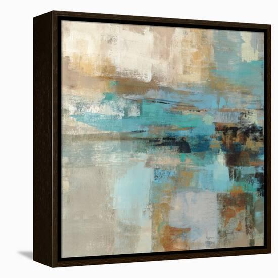 Morning Fjord Square I-Silvia Vassileva-Framed Stretched Canvas