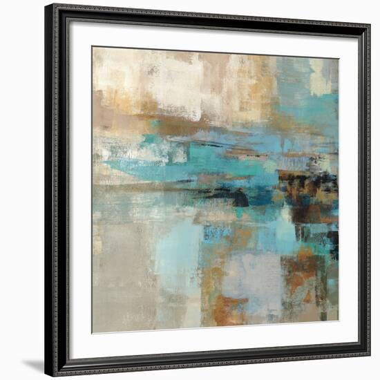 Morning Fjord Square I-Silvia Vassileva-Framed Giclee Print