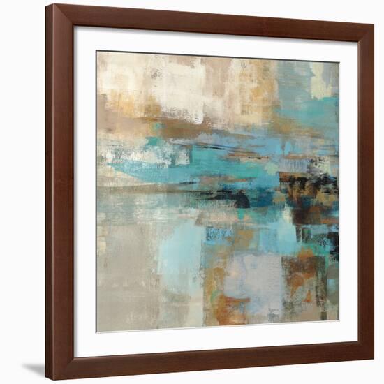 Morning Fjord Square I-Silvia Vassileva-Framed Giclee Print