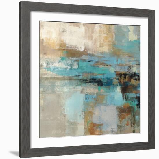 Morning Fjord Square I-Silvia Vassileva-Framed Giclee Print