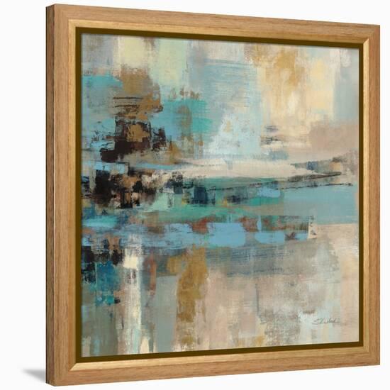 Morning Fjord Square II-Silvia Vassileva-Framed Stretched Canvas