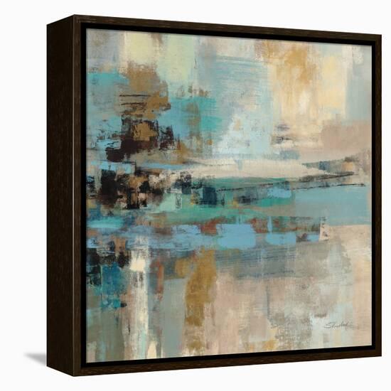 Morning Fjord Square II-Silvia Vassileva-Framed Stretched Canvas