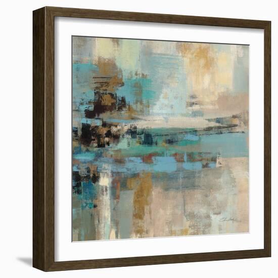 Morning Fjord Square II-Silvia Vassileva-Framed Premium Giclee Print