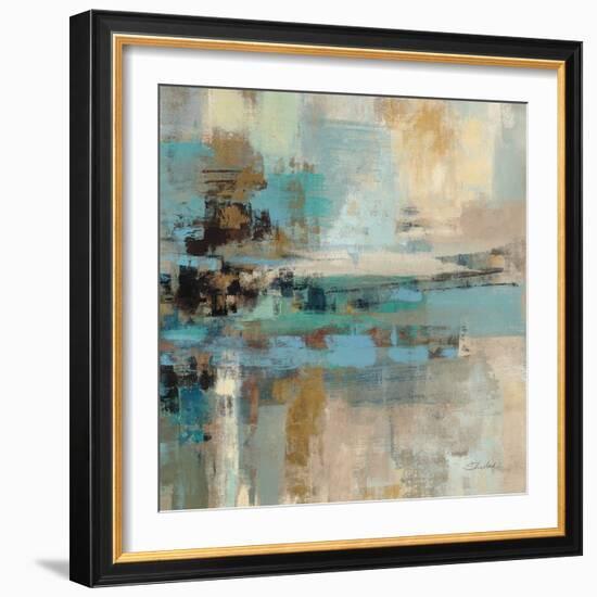 Morning Fjord Square II-Silvia Vassileva-Framed Premium Giclee Print