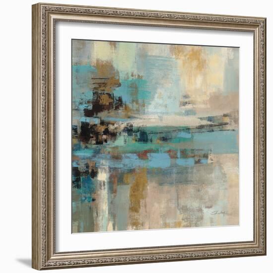 Morning Fjord Square II-Silvia Vassileva-Framed Art Print