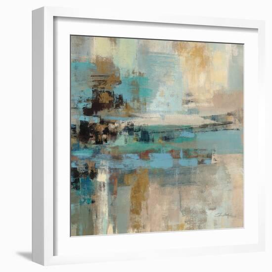 Morning Fjord Square II-Silvia Vassileva-Framed Art Print