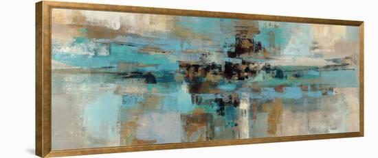 Morning Fjord-Silvia Vassileva-Framed Stretched Canvas