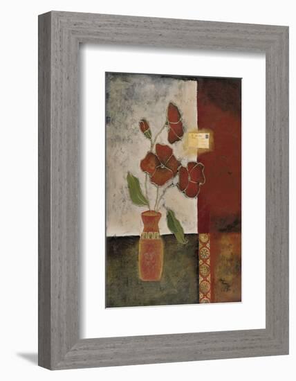 Morning Florals-Marlene Healey-Framed Art Print