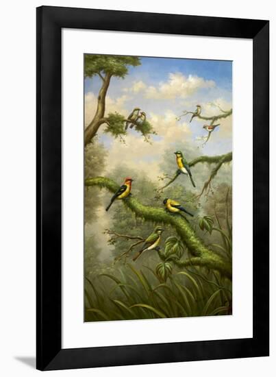 Morning Gathering I-Bilben-Framed Art Print