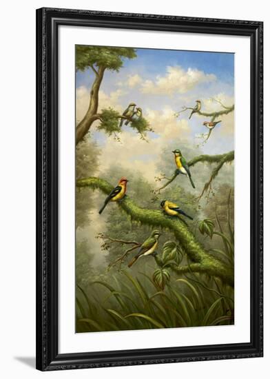 Morning Gathering I-Bilben-Framed Art Print