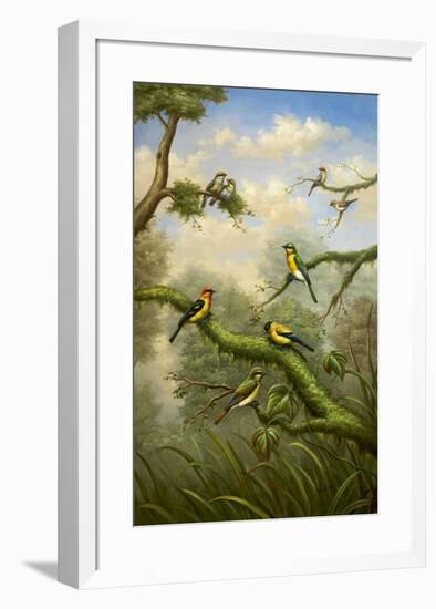 Morning Gathering I-Bilben-Framed Art Print