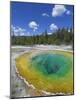 Morning Glory Pool, Upper Geyser Basin, Yellowstone National Park, Wyoming, USA-Neale Clarke-Mounted Photographic Print