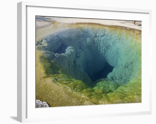 Morning Glory Pool, Yellowstone National Park, UNESCO World Heritage Site, Wyoming, USA-Pottage Julian-Framed Photographic Print