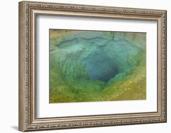 Morning Glory Pool, Yellowstone National Park.-Alan Majchrowicz-Framed Photographic Print