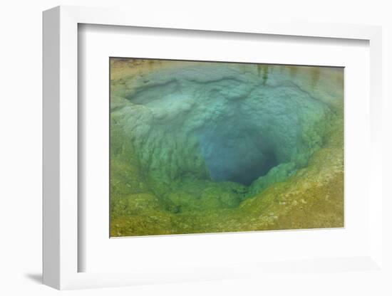 Morning Glory Pool, Yellowstone National Park.-Alan Majchrowicz-Framed Photographic Print