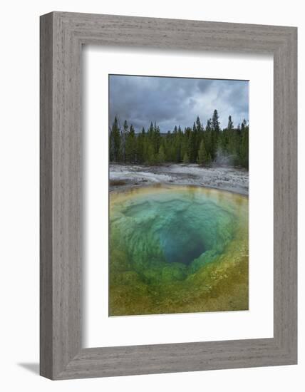 Morning Glory Pool, Yellowstone National Park.-Alan Majchrowicz-Framed Photographic Print