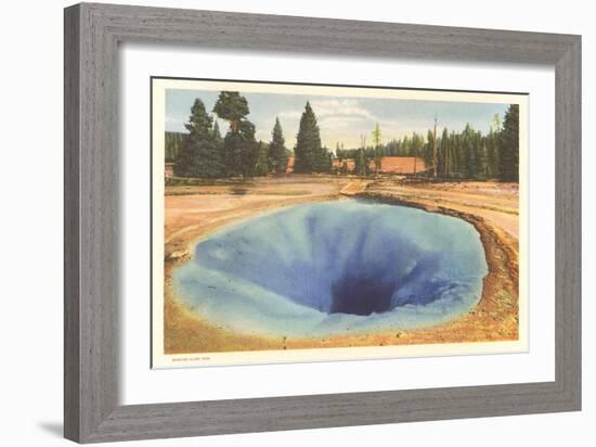 Morning Glory Pool, Yellowstone-null-Framed Art Print