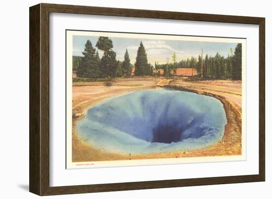 Morning Glory Pool, Yellowstone-null-Framed Art Print