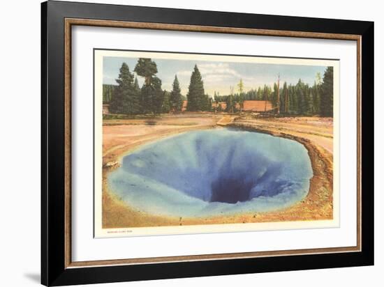 Morning Glory Pool, Yellowstone-null-Framed Art Print