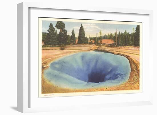 Morning Glory Pool, Yellowstone-null-Framed Art Print