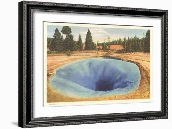 Morning Glory Pool, Yellowstone-null-Framed Art Print