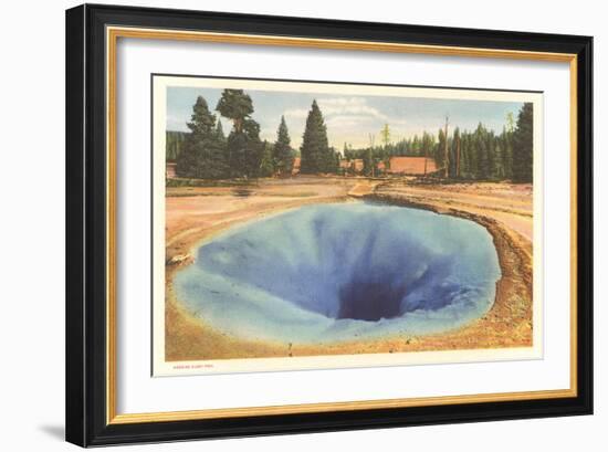 Morning Glory Pool, Yellowstone-null-Framed Art Print