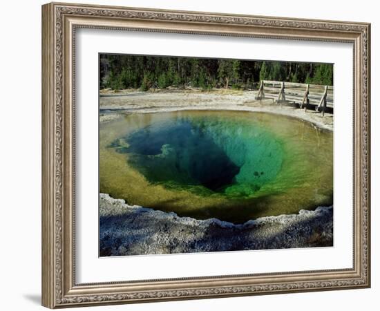 Morning Glory Spring, Yellowstone National Park, Unesco World Heritage Site, USA-Roy Rainford-Framed Photographic Print