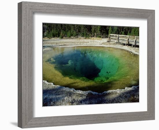 Morning Glory Spring, Yellowstone National Park, Unesco World Heritage Site, USA-Roy Rainford-Framed Photographic Print