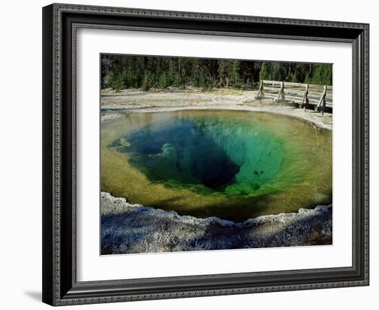 Morning Glory Spring, Yellowstone National Park, Unesco World Heritage Site, USA-Roy Rainford-Framed Photographic Print