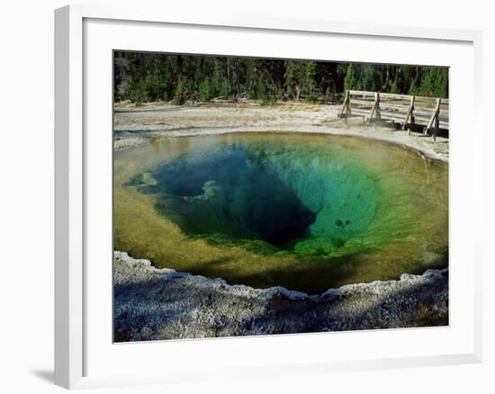 Morning Glory Spring, Yellowstone National Park, Unesco World Heritage Site, USA-Roy Rainford-Framed Photographic Print