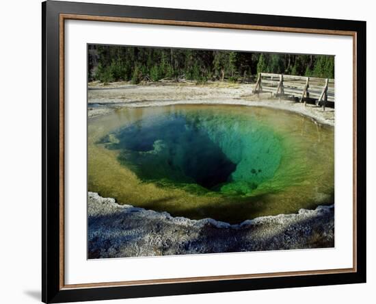 Morning Glory Spring, Yellowstone National Park, Unesco World Heritage Site, USA-Roy Rainford-Framed Photographic Print