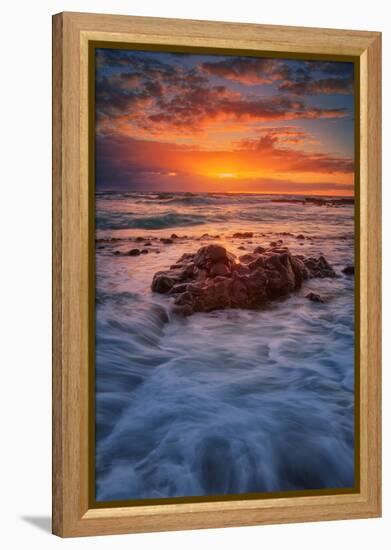 Morning Glory Sunrise, Kapaa East Kauai, Hawaii-Vincent James-Framed Premier Image Canvas